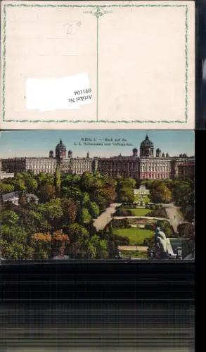 691104 Wien Innere Stadt Kunsthistorisches Museum Volksgarten