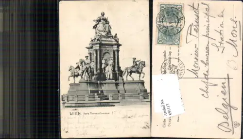 691113 Wien Innere Stadt Maria Theresien Monument 1905