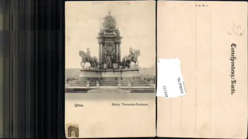 691133 Wien Innere Stadt Maria Theresien Denkmal