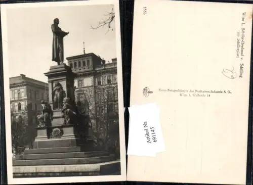 691145 Wien Innere Stadt Schiller Denkmal Schillerplatz