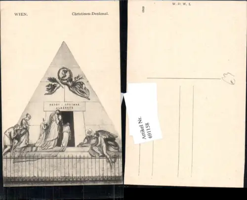 691158 Wien Innere Stadt Christinen Denkmal