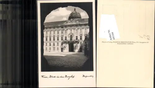 691164 Wien Innere Stadt Blick in den Burghof pub Reiffenstein
