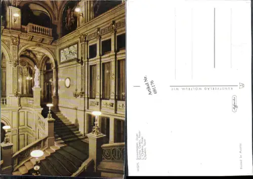 691176 Wien Innere Stadt Staatsoper Oper Foyer