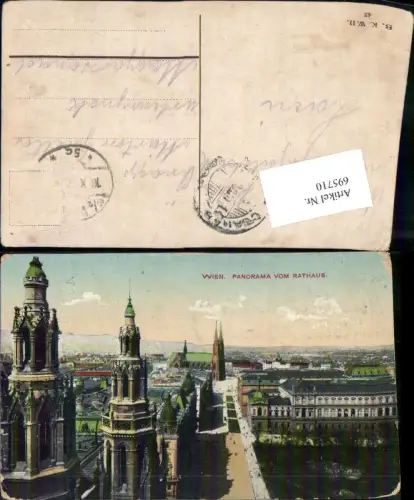 695710 Wien vom Rathaus