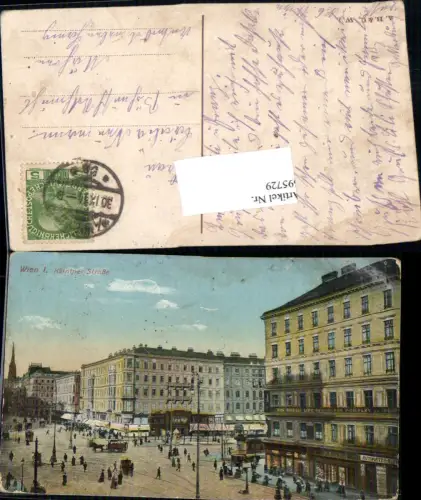 695729 Wien Kärntnerstraße gel Böhmisch Rotmühl Mähren