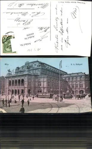 695850 Wien K.K. Hofoper Oper Theater gel Planegg München