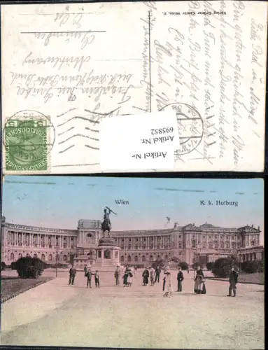 695852 Wien K.K. Hofburg gel Mühlwang Gmunden