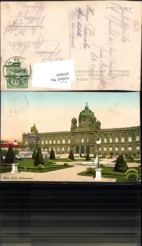 695865 Wien K.K. Hofmuseum gel Gablonz am Neckar