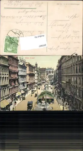 695887 Wien Innere Stadt Graben gel Prambachkirchen 1911