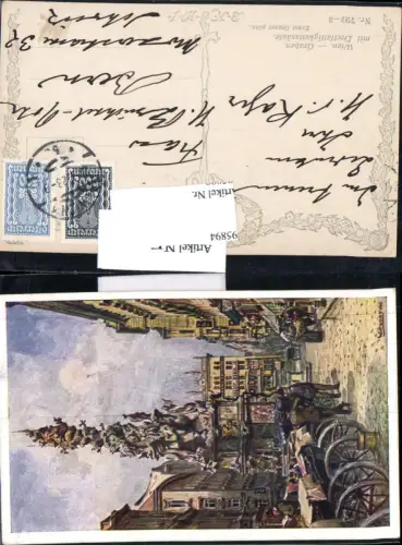 695894 Künstler AK Ernst Graner Wien Innere Stadt Graben