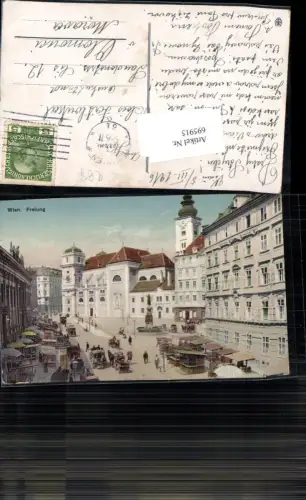 695915 Wien Freiung Partie gel Olmütz Olomouc