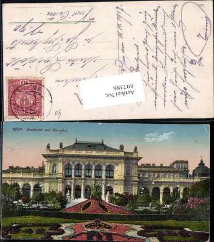 697386 Wien Stadtpark Kursalon gel Groß Siegharts