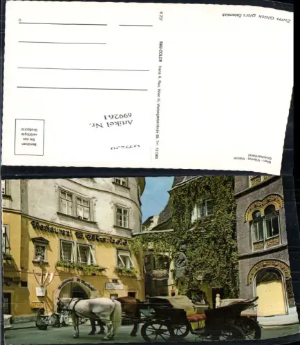 699261 Wien Griechenbeisl Fiaker Pferde