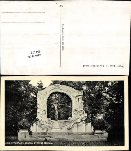 704377 Wien Stadtpark Johann Strauß denkmal