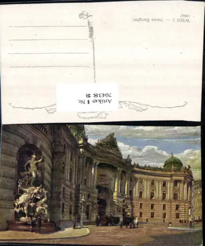 704388 Künstler AK Kilophot Wien Burgthor Burg