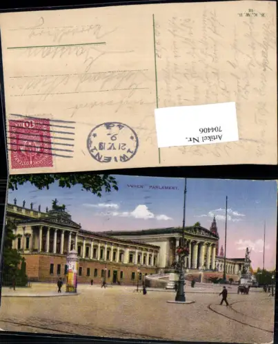 704406 Wien Parlament 1919 gel Gaissau