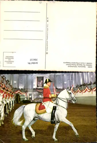 706112 Wien Spanische Hofreitschule Lipizzaner Pferd