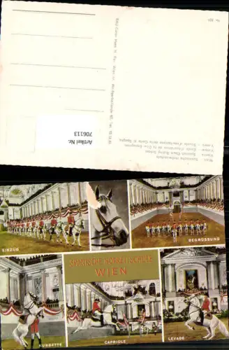 706113 Wien Spanische Hofreitschule Lipizzaner Pferd