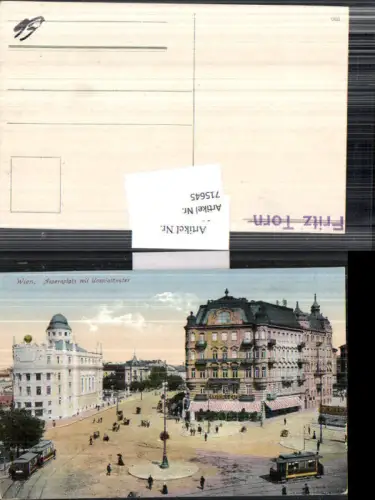 715645 Wien Aspernplatz Uraniatheater Theater Tram Straßenbahn Tramway
