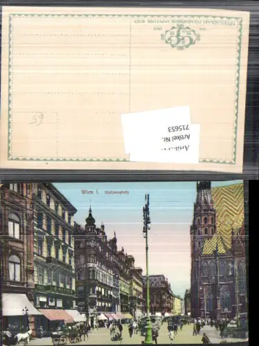 715653 Wien Innere Stadt Stefansplatz Graben Stephansdom