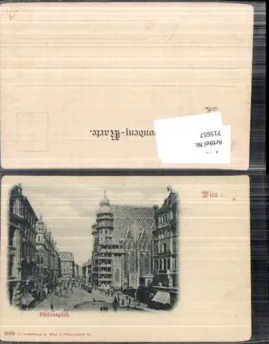 715657 Wien Stefansplatz Stephansdom 1899 pub Ledermann 2085
