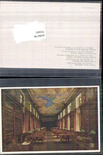 715661 Künstler AK J. Jaunbersin Wien Hofburg Bibliothek