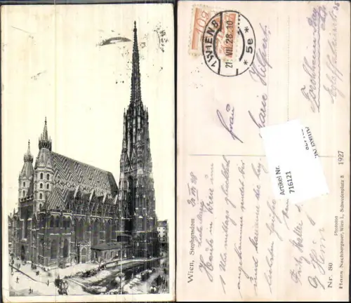 716121 Wien Stephansdom Dom