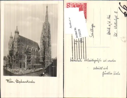 716129 Wien Stephansdom Dom