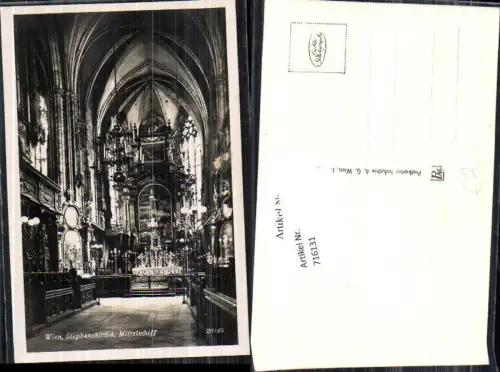 716131 Wien Stephansdom Mittelschiff