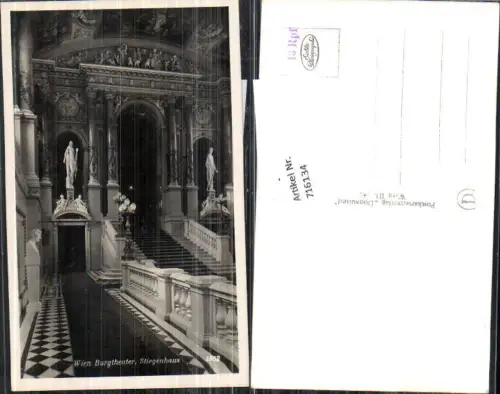 716134 Wien Burgtheater Theater Stiegenhaus Stiege