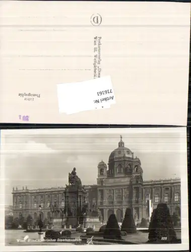 716161 Wien Kunsthistorisches Museum