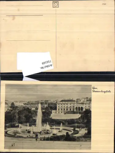 716169 Wien Schwarzenbergplatz