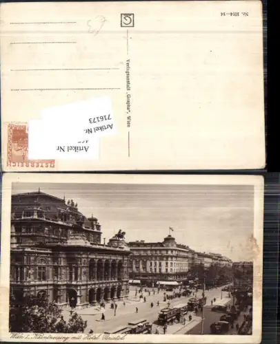 716173 Wien Kärntnerring Hotel Bristol