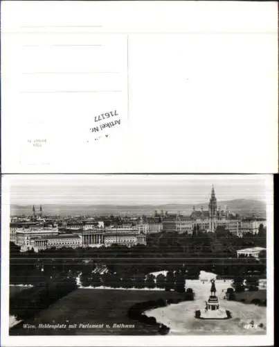 716177 Wien Heldenplatz Parlament Rathaus