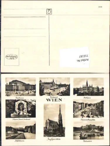 716187 Wien Rathaus Parlament Hietzing Schönbrunn