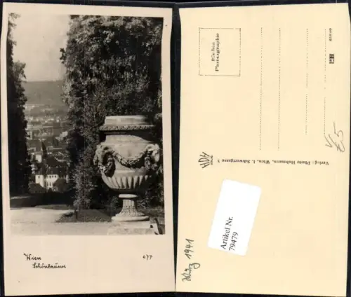 79479,Wien 13 Hietzing Partie aus Schönbrunn pub Hubmann