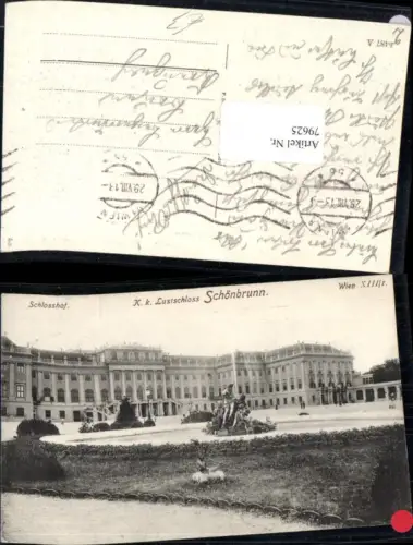 79625,Wien 13 Hietzing Schönbrunn Schloss Detailansicht