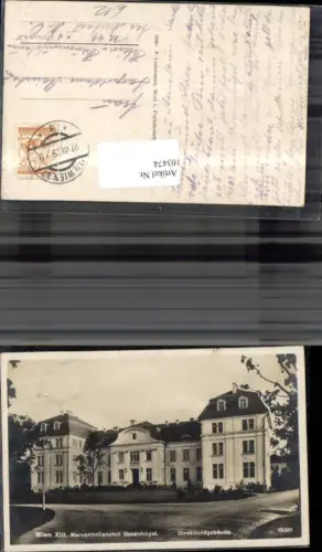 103474,Wien Hietzing Nervenheilanstalt Rosenhügel Direktionsgebäude 1929