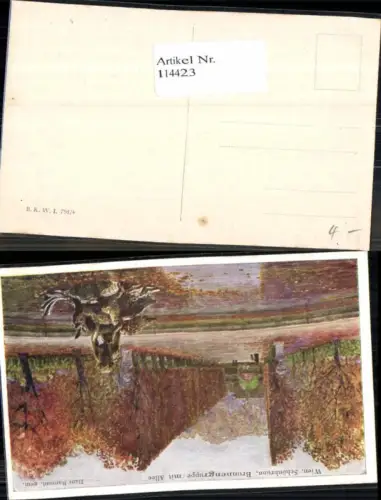 114423,Wien 13 Hietzing Brunnengruppe Allee Schönbrunn