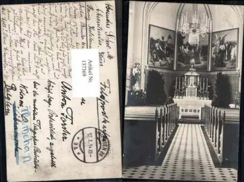 137369,Wien Hietzing 13 Lainz Jubiläumsspital Altar Kapelle FotoAK