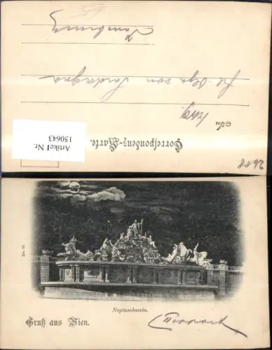 150643,Wien Hietzing Schönbrunn Neptunsbassin