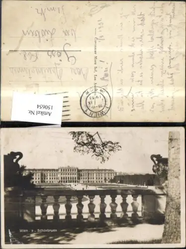 150654,Wien Hietzing Schönbrunn Ansicht 1931