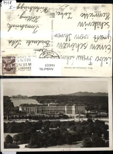 164325,Wien 13 Hietzing Schönbrunn m. Gloriette Gesamtansicht 1935