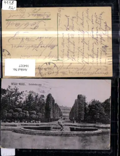 164327,Wien 13 Hietzing Schönbrunn Brunnen Park