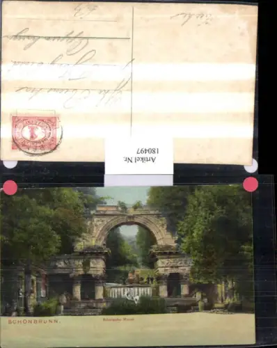 180497,Wien 13 Schönbrunn Römische Ruine