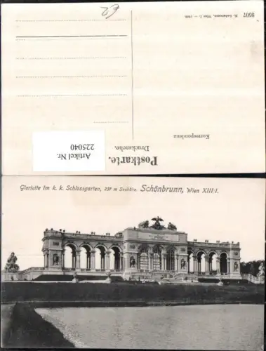 225040,Wien Hietzing Gloriette im k. k. Schlossgarten Schönbrunn