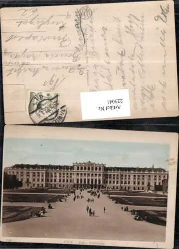 225041,Wien Hietzing Schloss Schönbrunn