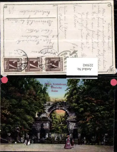 225042,Wien Hietzing Schönbrunn Römische Ruine