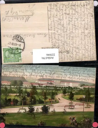 225046,Wien Hietzing Schönbrunn Schloss m. Gloriette