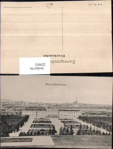 225052,Wien Hietzing Schönbrunn Schloss